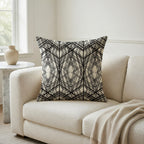 Housse de Coussin Ethnique Polyester pour Déco Chaleureuse