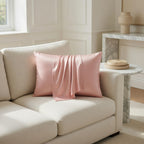 Housse de coussin en soie de mûrier 100% naturelle pour sommeil raffiné