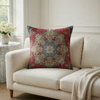 Housse de Coussin Bohème en Plush Velouté pour Intérieurs Chaleureux