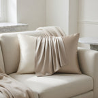 Housse de Coussin Soie Mulberry 100% Naturelle Douceur Absolue