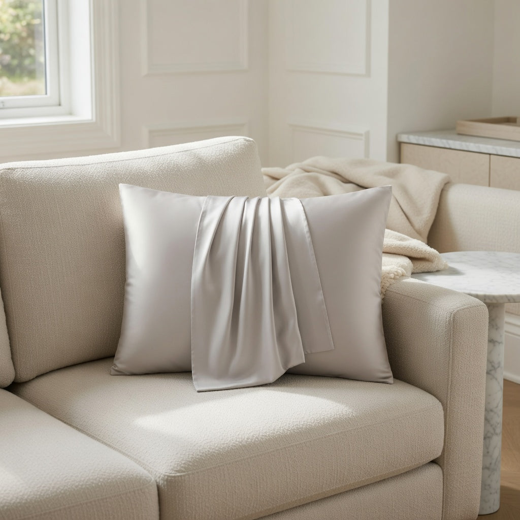 Housse de Coussin en Soie Mulberry