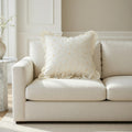 Housse de Coussin Fleuri en Coton Doux et Respirant