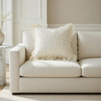 Housse de Coussin Fleuri en Coton Doux et Respirant