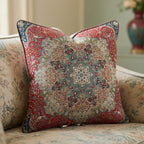 Housse de Coussin Bohème en Plush Velouté pour Intérieurs Chaleureux