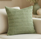Housse de Coussin Velours Côtelé Boho Chic