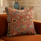 Housse de Coussin Bohème en Plush Velouté Premium