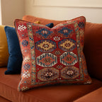 Housse de Coussin Bohème en Peluche Douce et Raffinée
