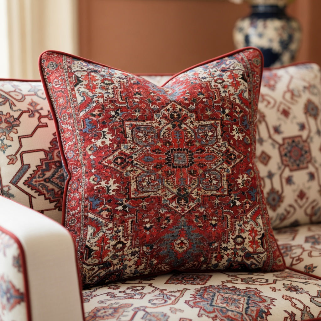 Housse de Coussin Bohème pour un Confort Raffiné