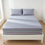 Drap Housse Coton Rayé Confort Absolu