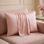 Housse de coussin en soie de mûrier 100% naturelle pour sommeil raffiné