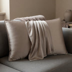 Housse de Coussin en Soie de Mûrier 100% Naturelle Confort Absolu