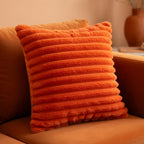 Housse de Coussin Fausse Fourrure Élégante