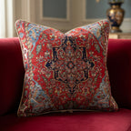 Housse de Coussin Bohème en Peluche Douce