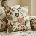 Housse de Coussin Fleurie en Peluche - Confort Luxueux au Quotidien