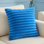 Housse de Coussin Polyester Tricoté Uni