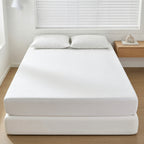 Drap Housse Blanc Polyester - Douceur et Confort Absolu