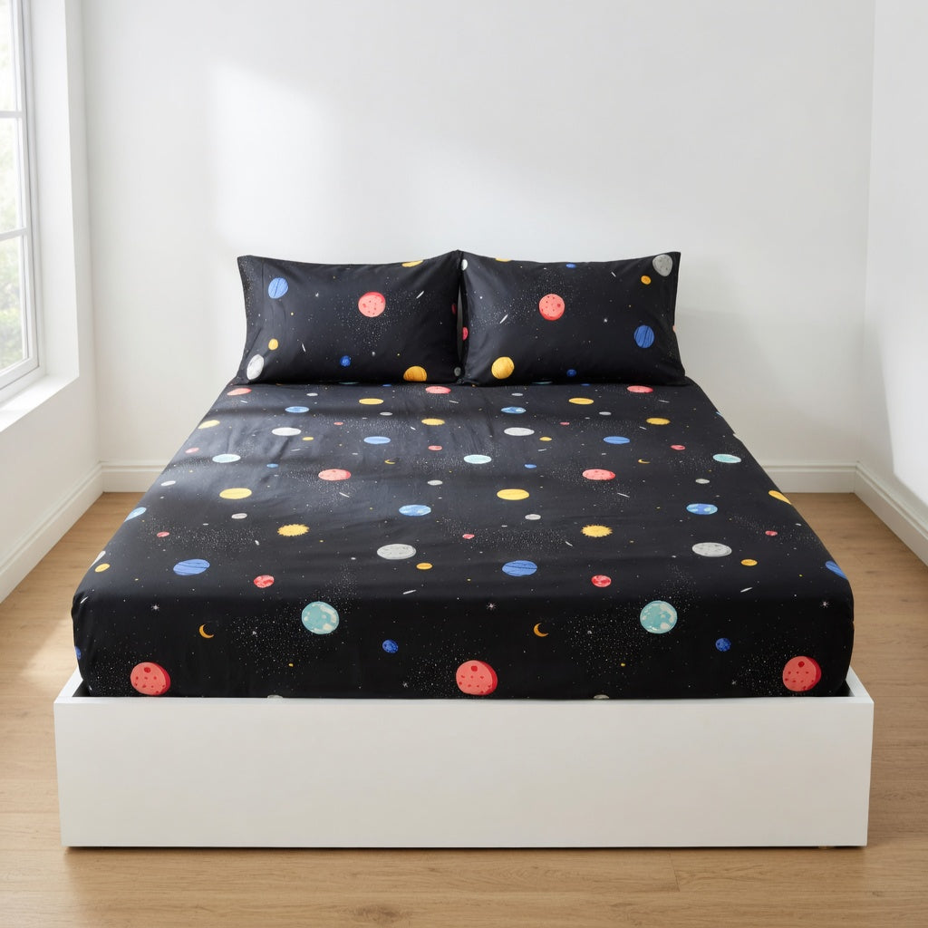Drap Housse Polyester - Douceur Quotidienne et Maintien Parfait