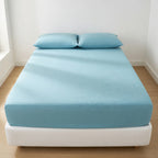 Drap Housse Coton - Rayures Imprimées et Confort Premium
