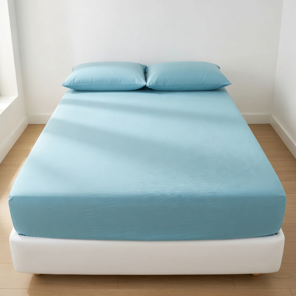 Drap Housse Coton - Rayures Imprimées et Confort Premium