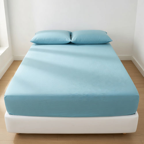 Drap Housse Coton - Rayures Imprimées et Confort Premium