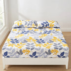 Drap Housse Fleuri Polyester Confort Absolu