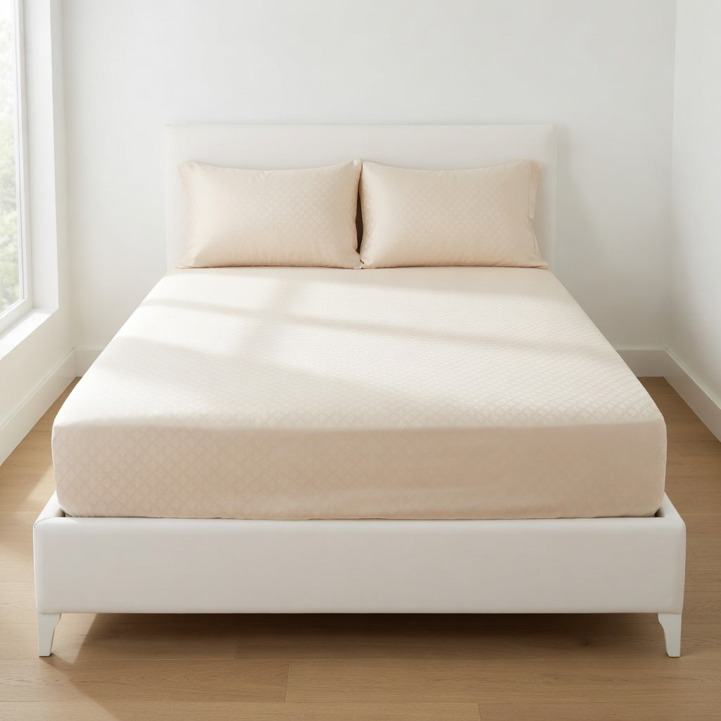 Drap Housse Soie - Confort Luxueux et Respirant