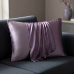 Housse de coussin en soie de mûrier 100% - Confort et protection premium