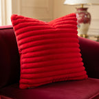 Housse de Coussin Tricotée en Polyester
