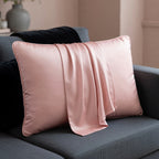 Housse de coussin en soie de mûrier 100% naturelle pour sommeil raffiné