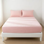 Drap Housse Coton - Rayé Confort Premium Lit