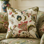 Housse de Coussin Fleurie en Peluche - Confort Luxueux au Quotidien