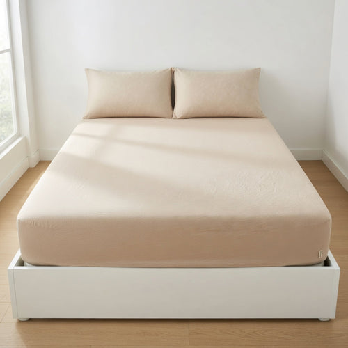 Drap Housse Coton - Rayures Imprimées Luxe Quotidien