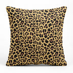 Housse de Coussin Léopard Polyester pour un Intérieur Raffiné