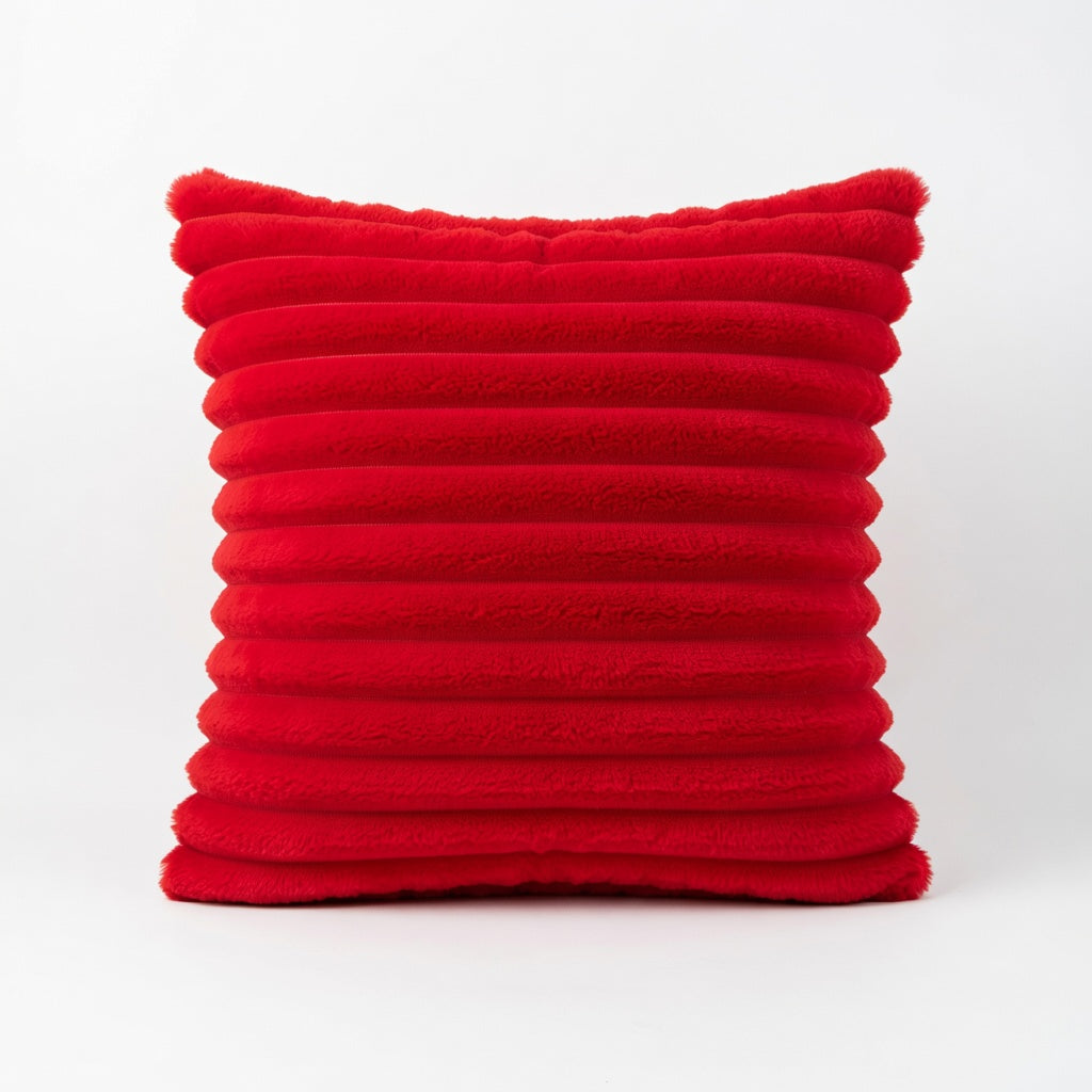 Housse de Coussin Tricotée en Polyester