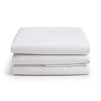 Drap Housse Coton Polyester Blanc Confort Absolu