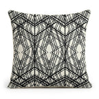 Housse de Coussin Ethnique Polyester pour Déco Chaleureuse