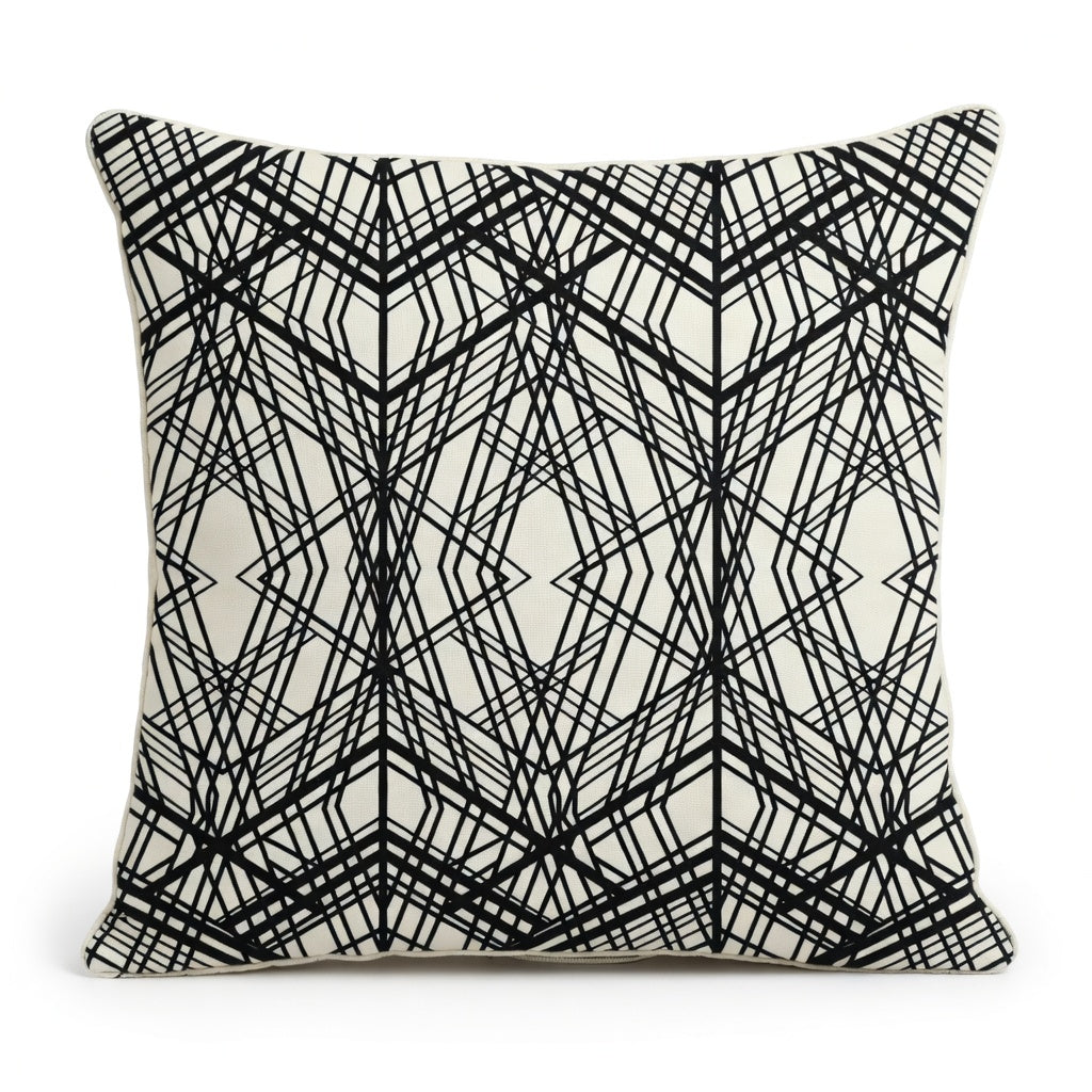 Housse de Coussin Ethnique Polyester pour Déco Chaleureuse