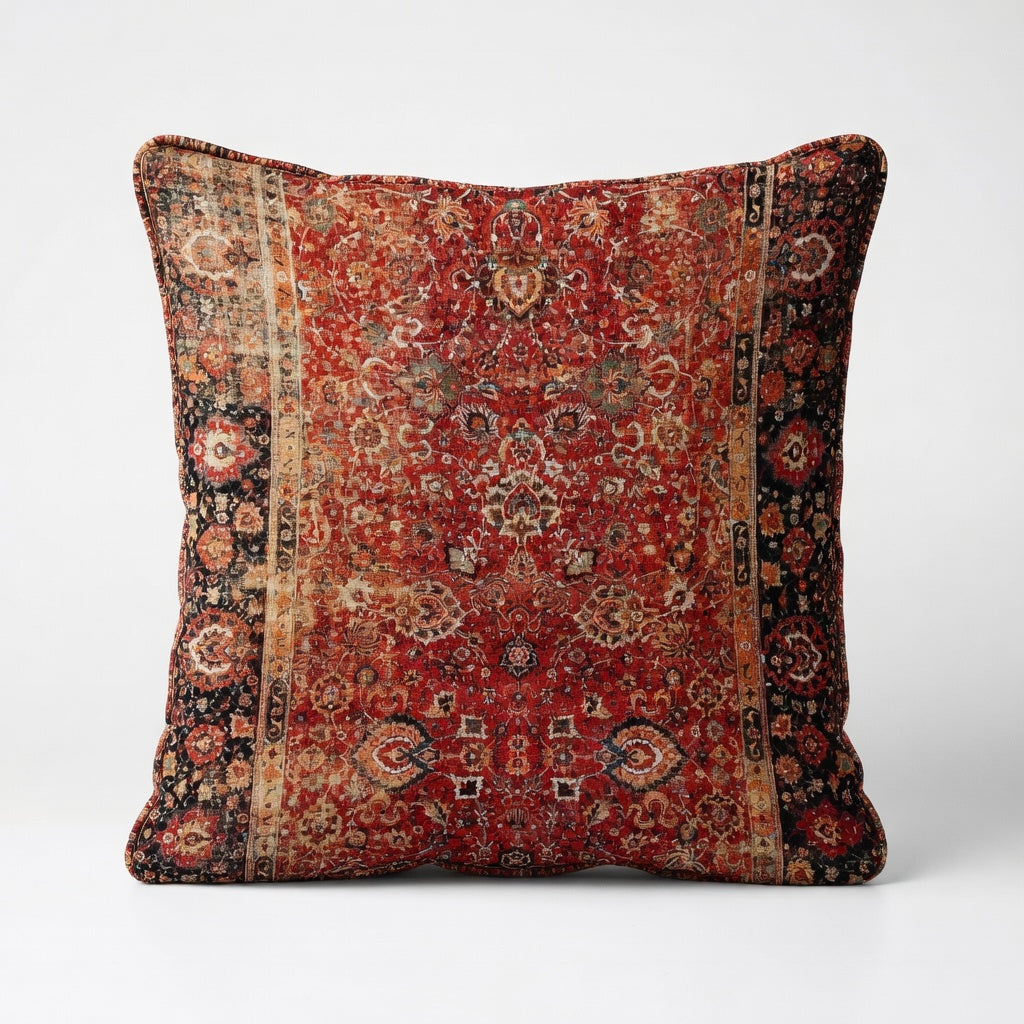 Housse de Coussin Bohème en Peluche Douce
