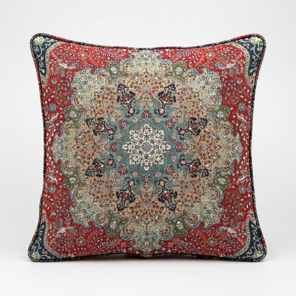 Housse de Coussin Bohème en Plush Velouté pour Intérieurs Chaleureux