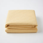 Drap Housse Jaune Uni Premium Coton Polyester