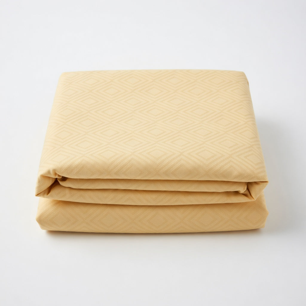 Drap Housse Jaune Uni Premium Coton Polyester