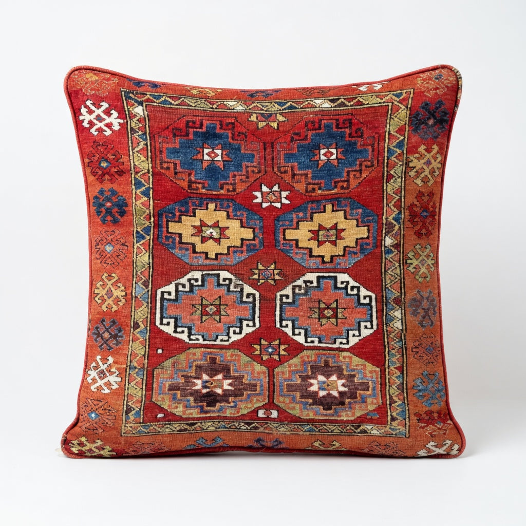Housse de Coussin Bohème en Peluche Douce et Raffinée