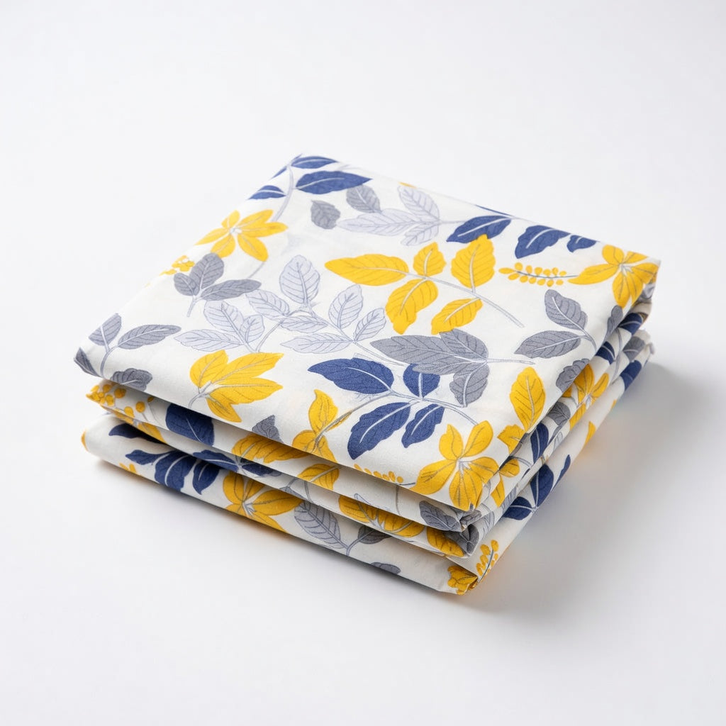 Drap Housse Fleuri Polyester Confort Absolu