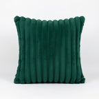 Housse de Coussin Polyester Tricoté Verte