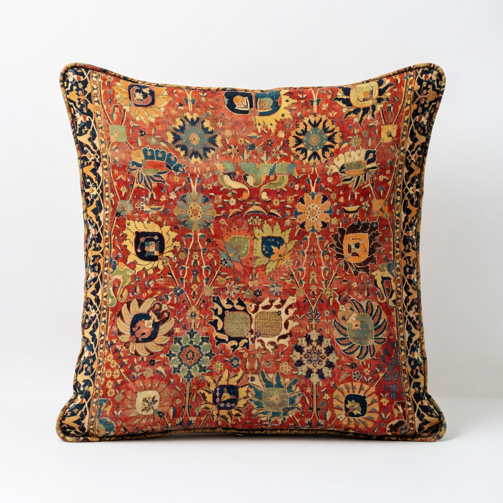 Housse de Coussin Bohème en Plush Velouté Premium