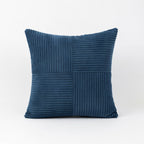 Housse de Coussin Corduroy Rayée Teal