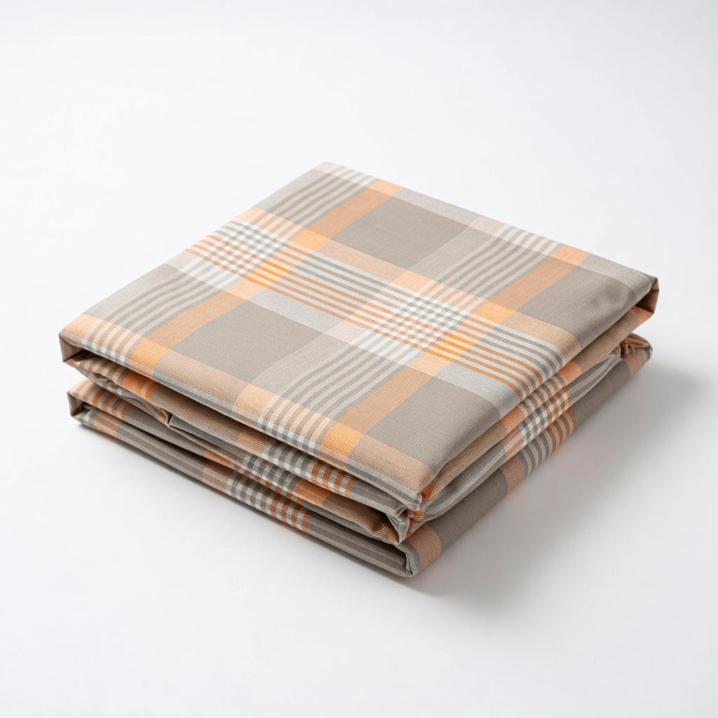 Drap Housse Coton Rayé Confort Premium pour Lit