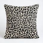 Housse de Coussin Imprimée Ethnique ou Léopard en Polyester