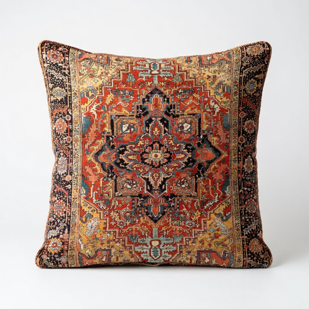 Housse de Coussin Bohème Velours Doux