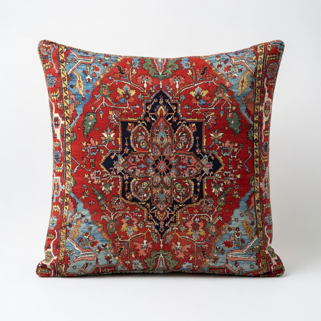 Housse de Coussin Bohème en Peluche Douce